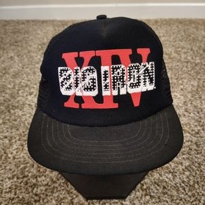 Vintage 1994 Big Iron XIV Mesh Snapback Hat Promotions Plus Made in the USA